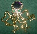 Fake Boucher Octopus Brooch